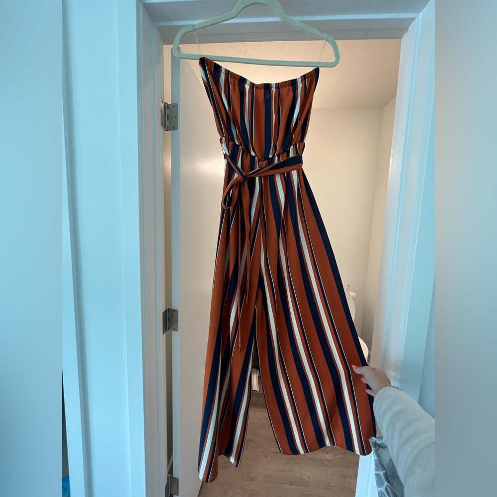 Stripped jumpsuit